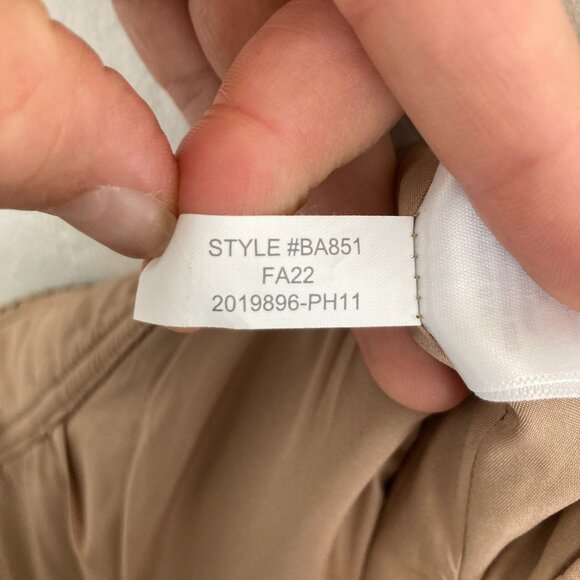 J Crew Factory Wool Blend Houndstooth Mini Skirt Brown Preppy Academia Size 18 - Picture 9 of 9